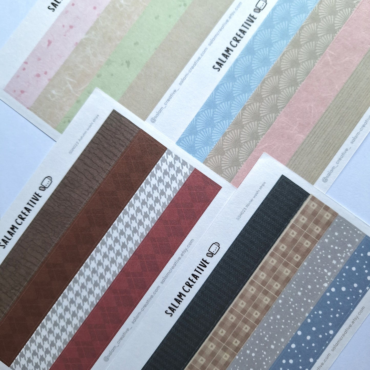 Seasons washi strips