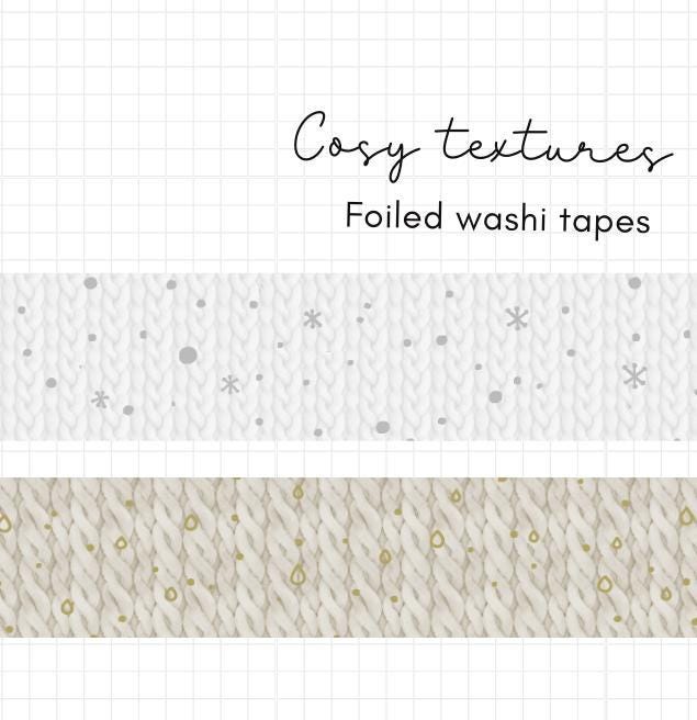 COSY TEXTURES washi tapes