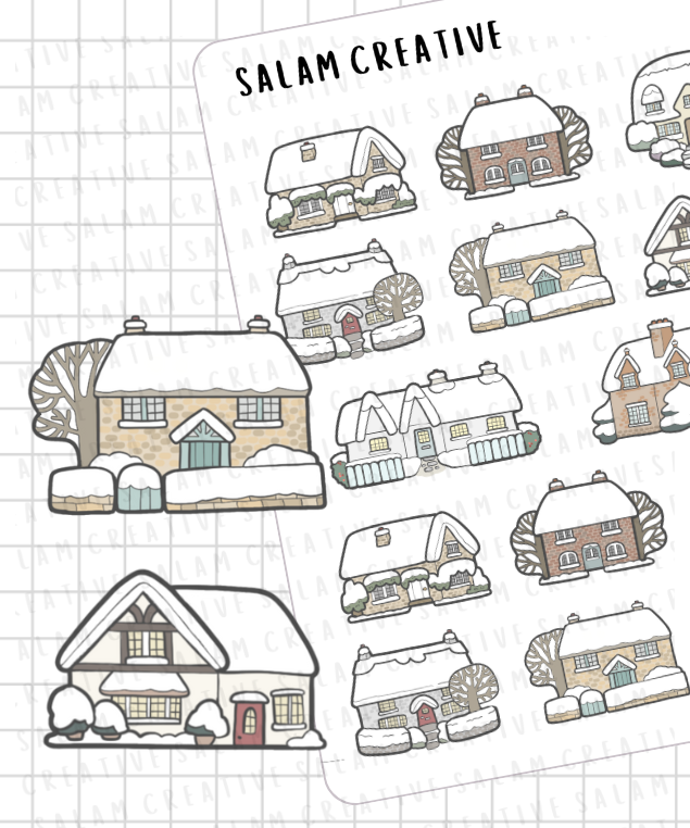 SNOWY COTTAGES