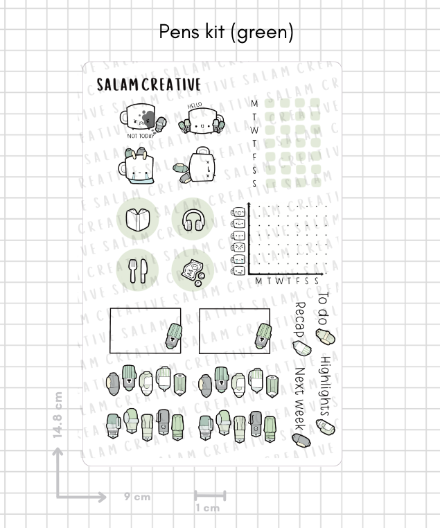 Pens kit (Green)