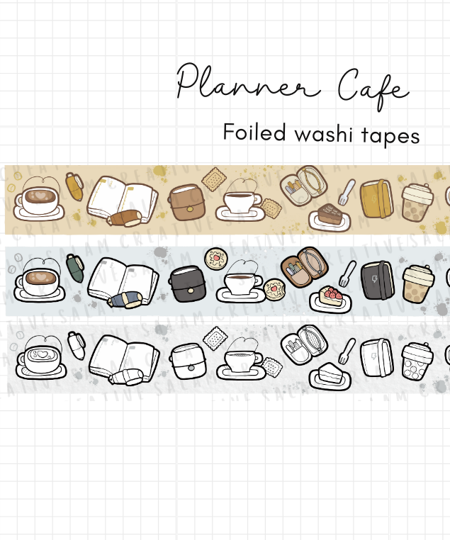 PLANNER CAFE washi tapes