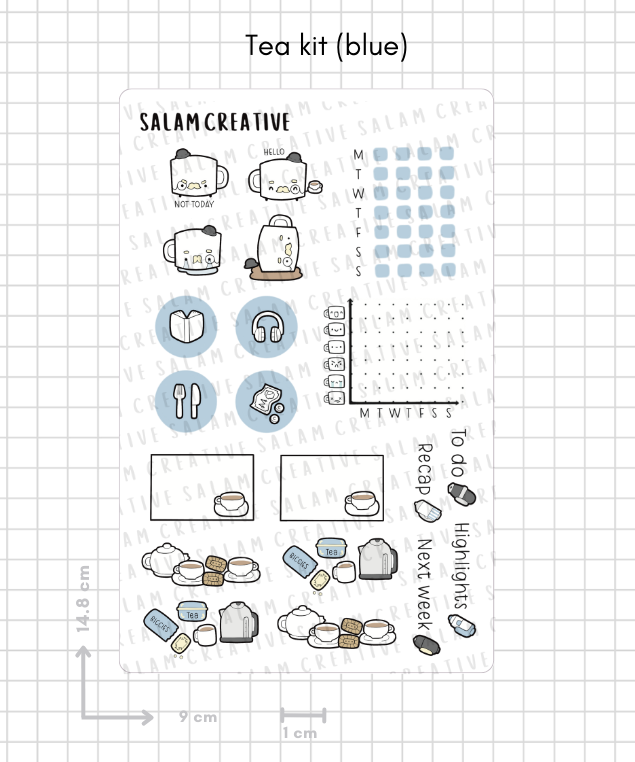 Tea kit (Blue)