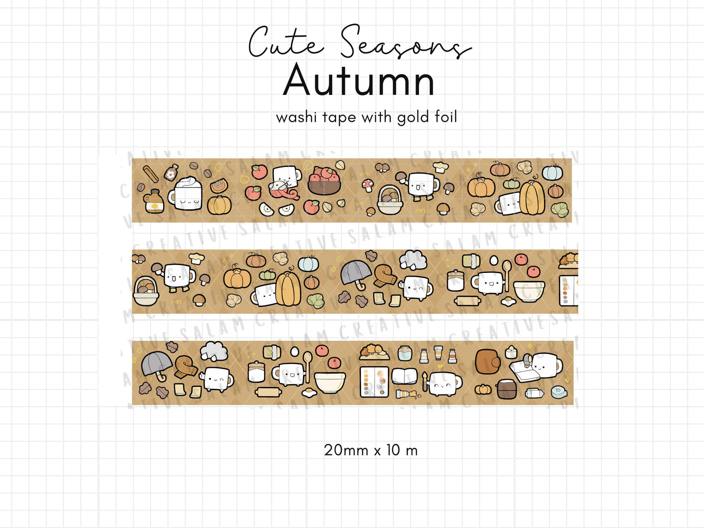 CUTE SEASONS washi tapes