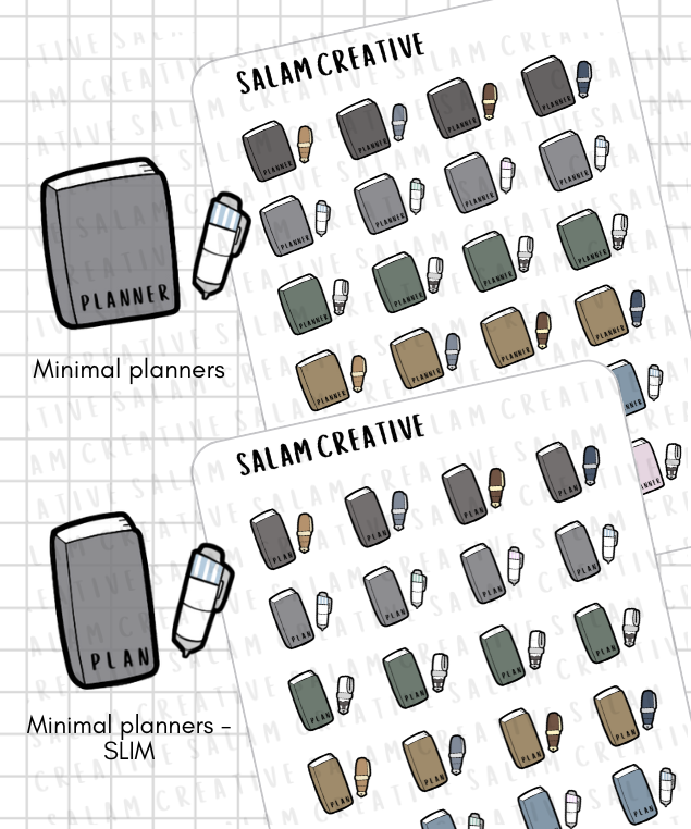 MINIMAL PLANNERS