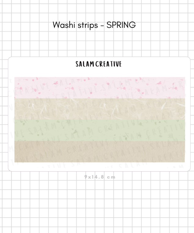Seasons washi strips