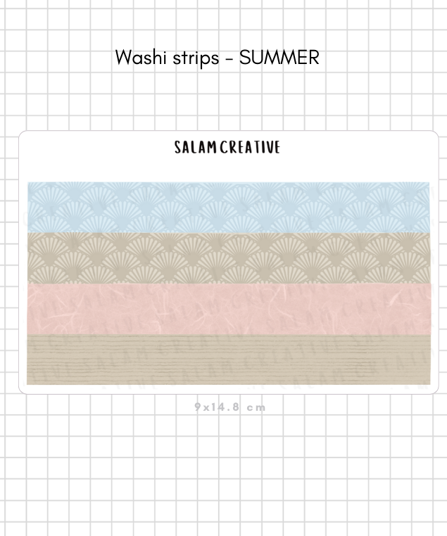 Seasons washi strips