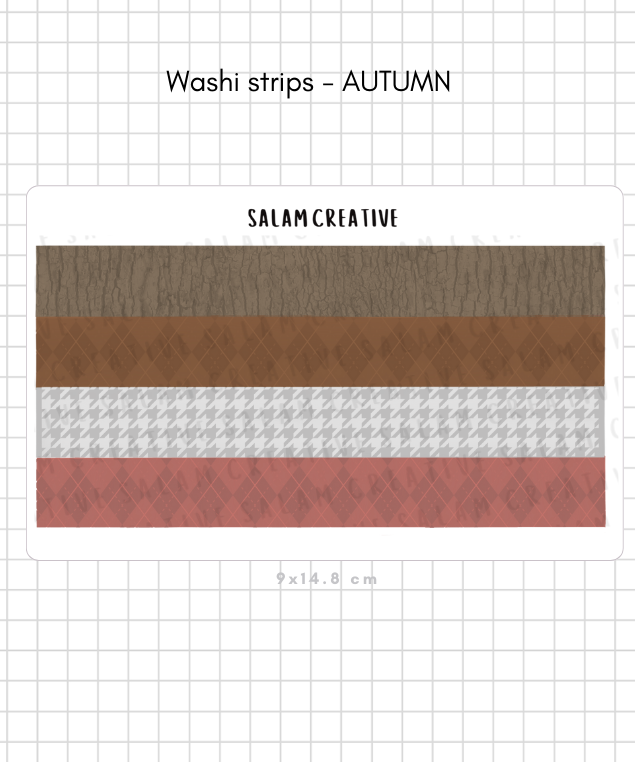 Seasons washi strips
