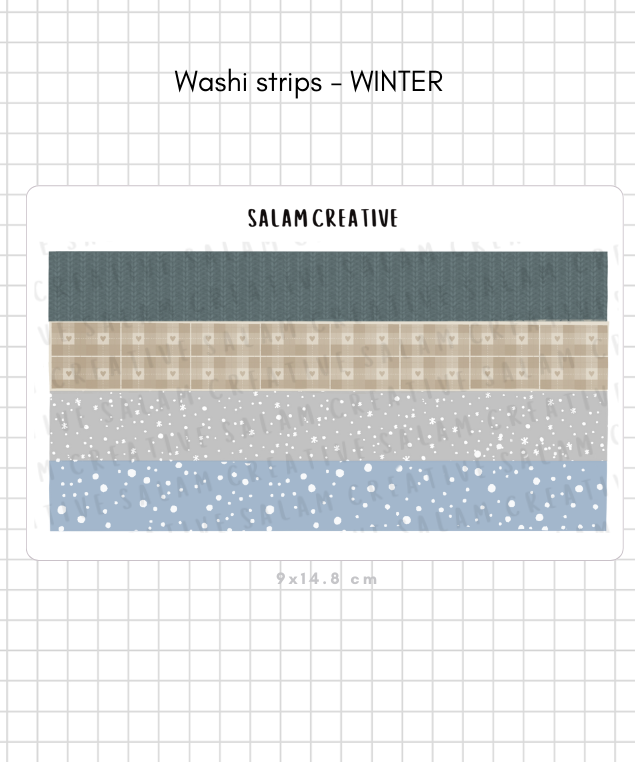 Seasons washi strips