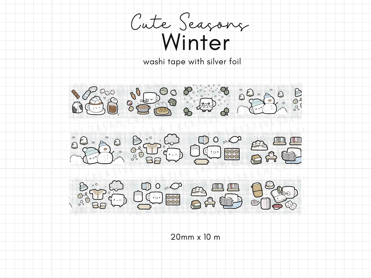 CUTE SEASONS washi tapes