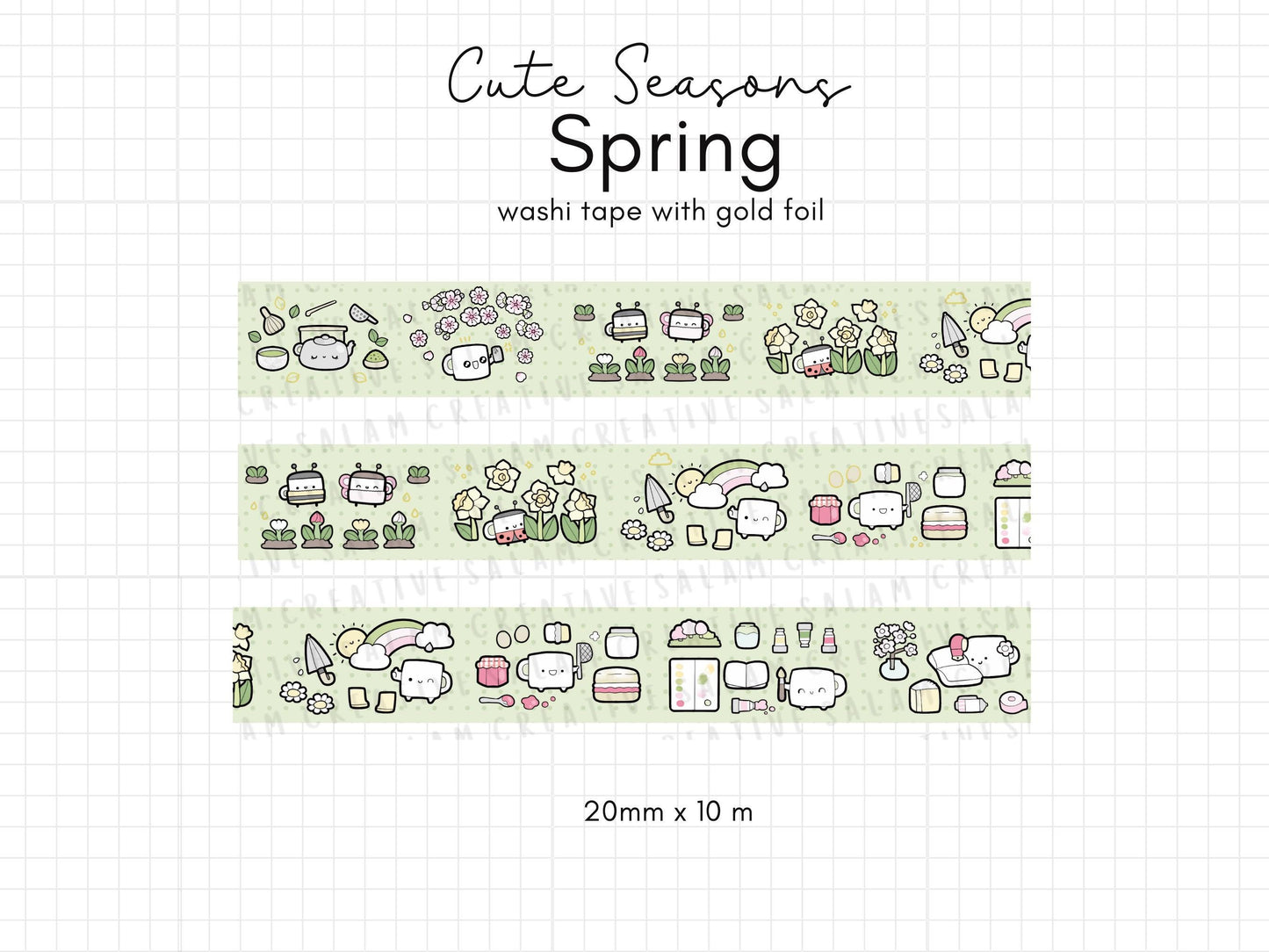 CUTE SEASONS washi tapes