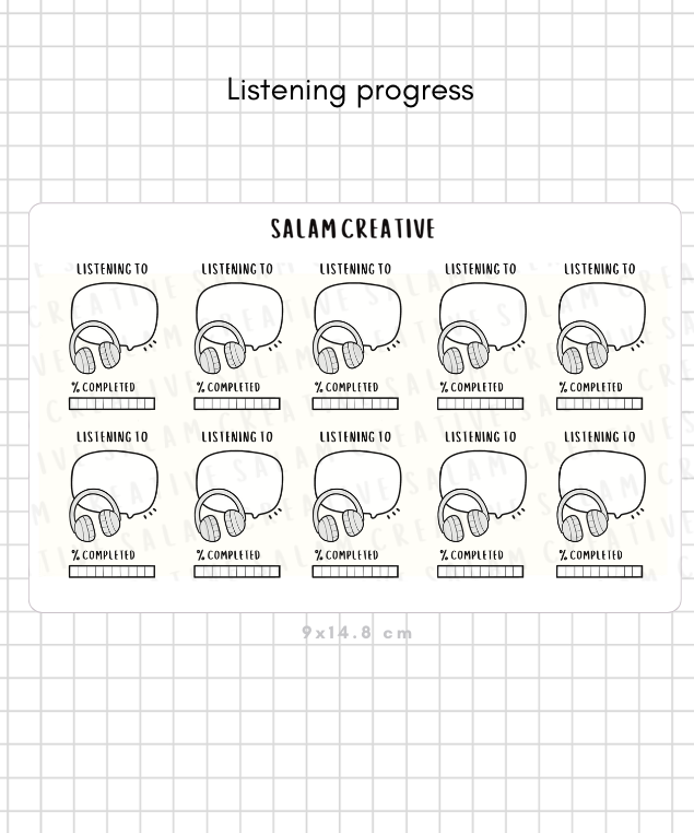 Listening porgress