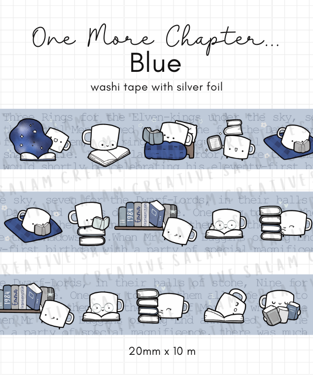 ONE MORE CHAPTER washi tapes