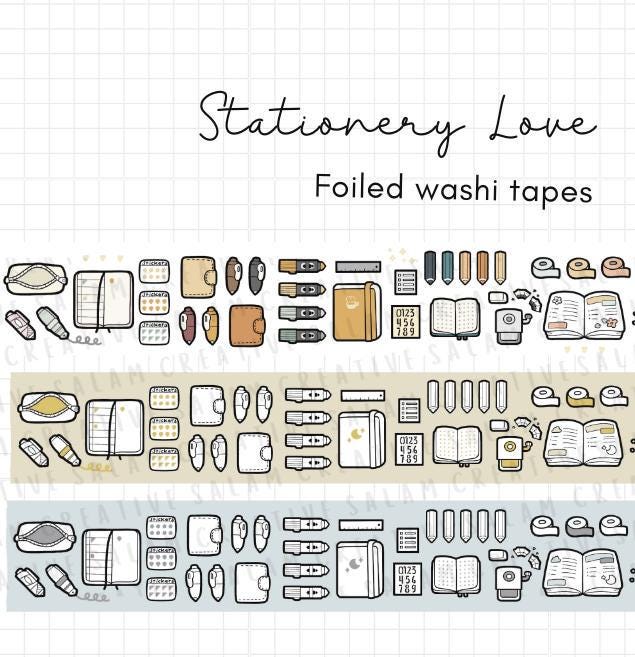 STATIONERY LOVE washi tapes