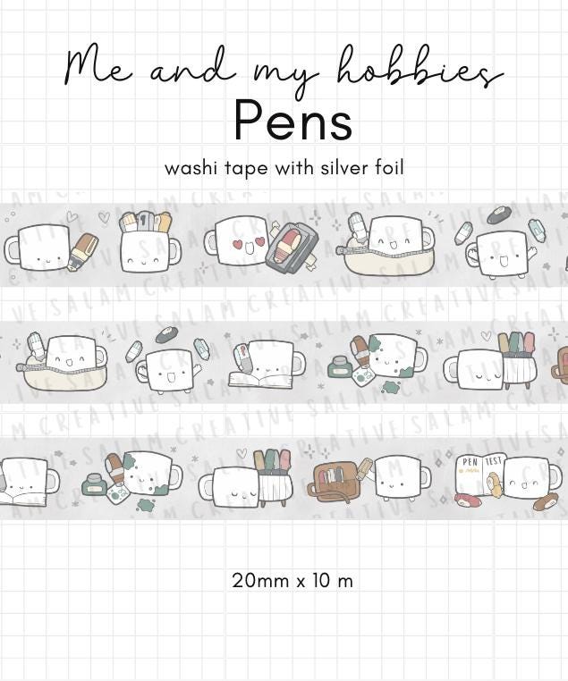 ME & MY HOBBIES washi tapes
