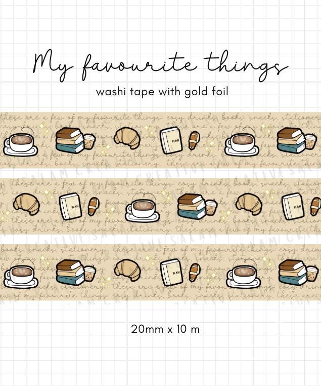MY FAVOURITE THINGS washi tape