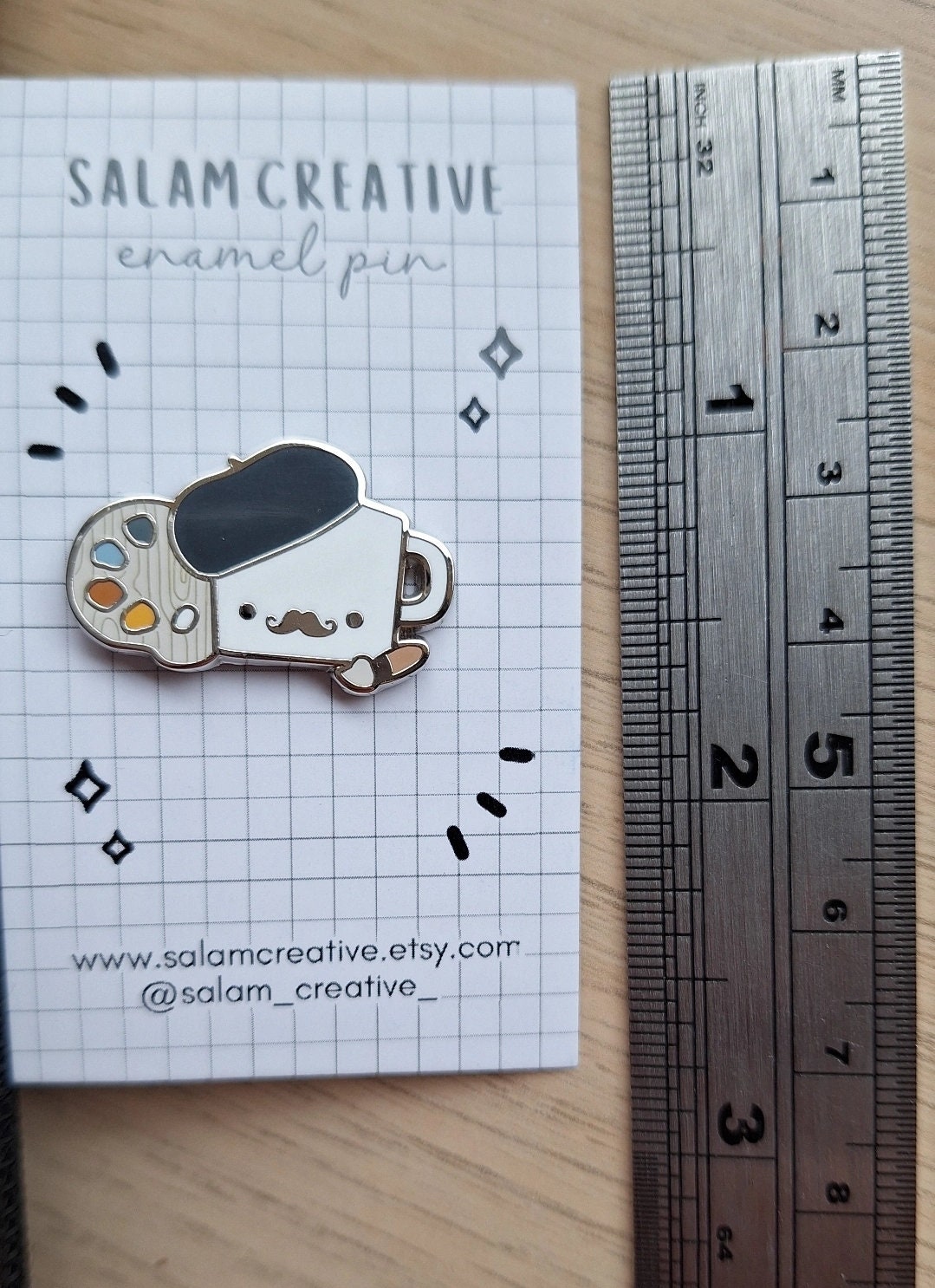 "Make Art" ENAMEL PIN