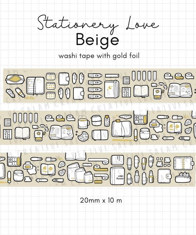 STATIONERY LOVE washi tapes