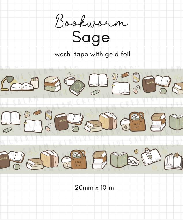 BOOKWORM washi tapes