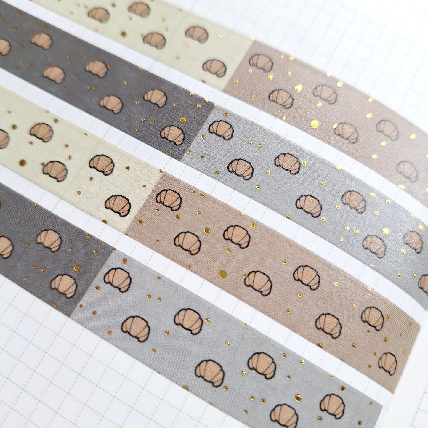 CROISSANTS PATTERN washi tape
