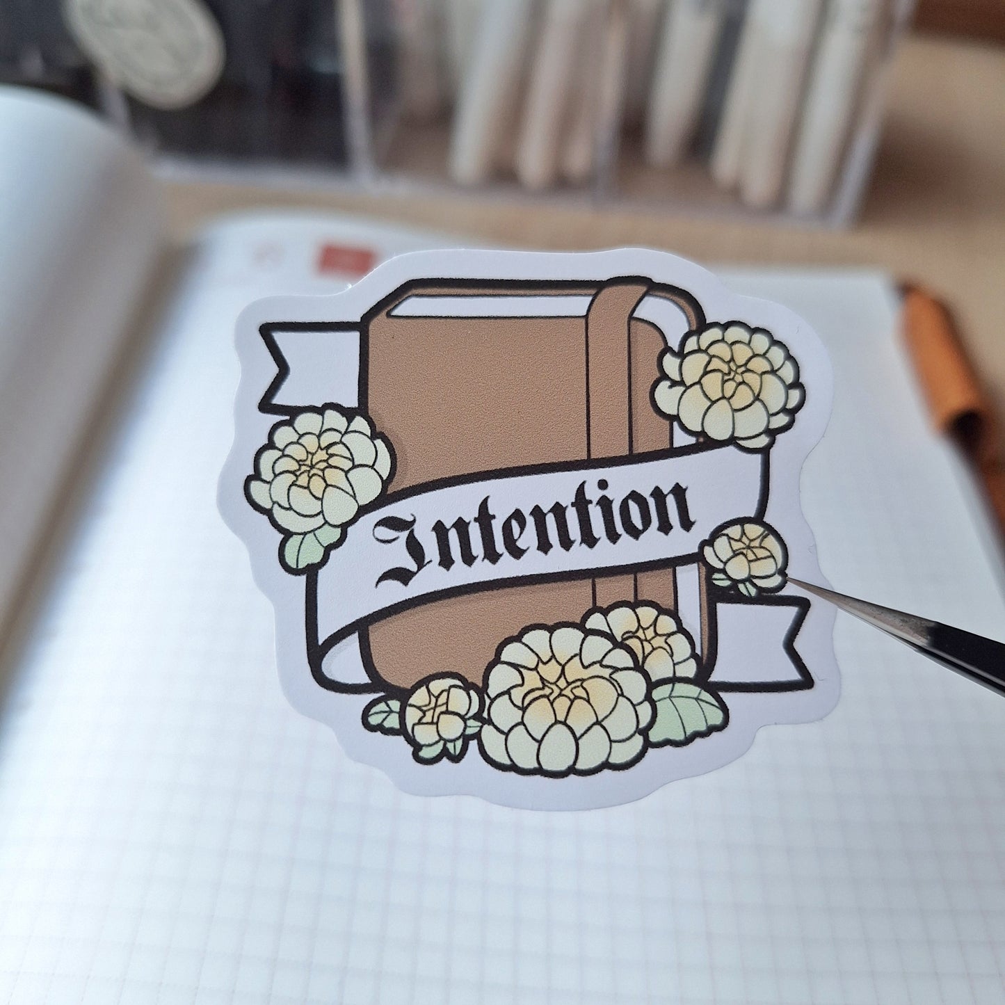 Intention DIE CUT stickers