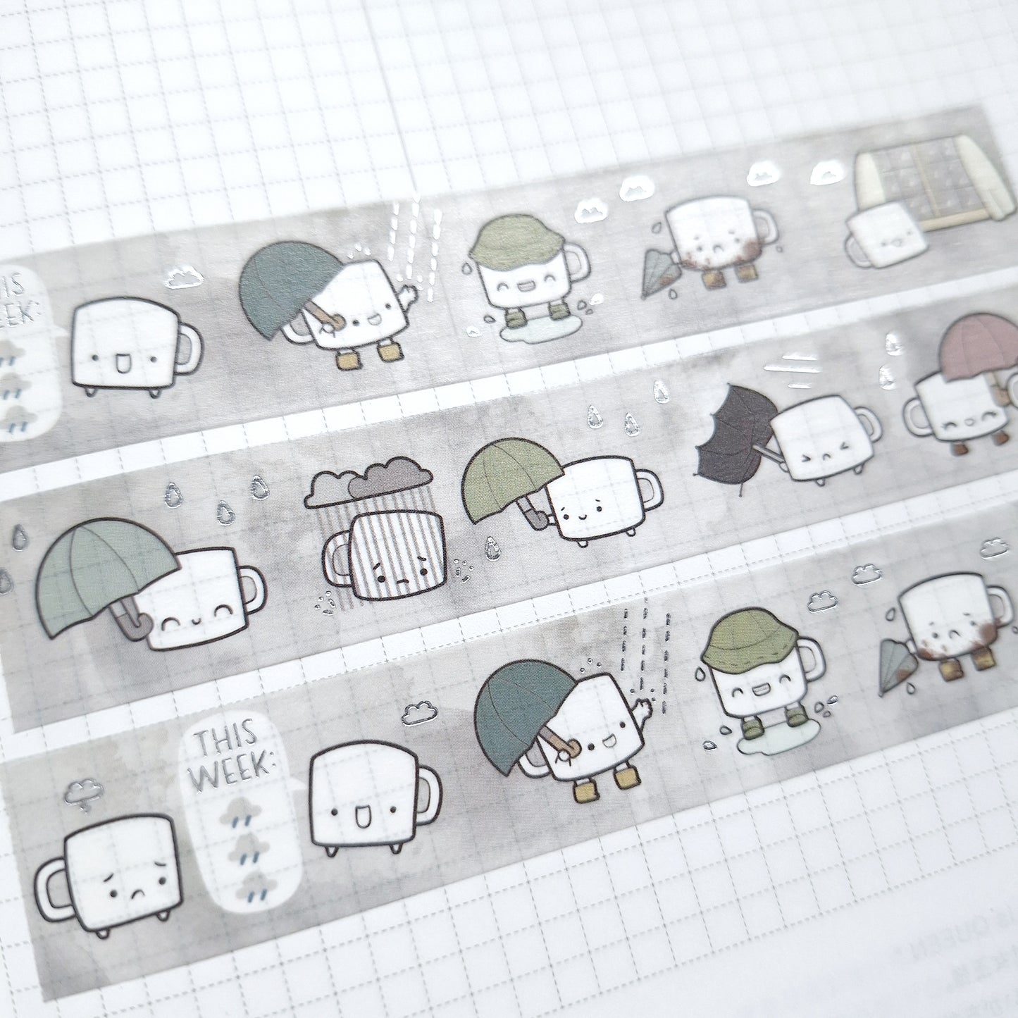 RAINY DAY washi tapes