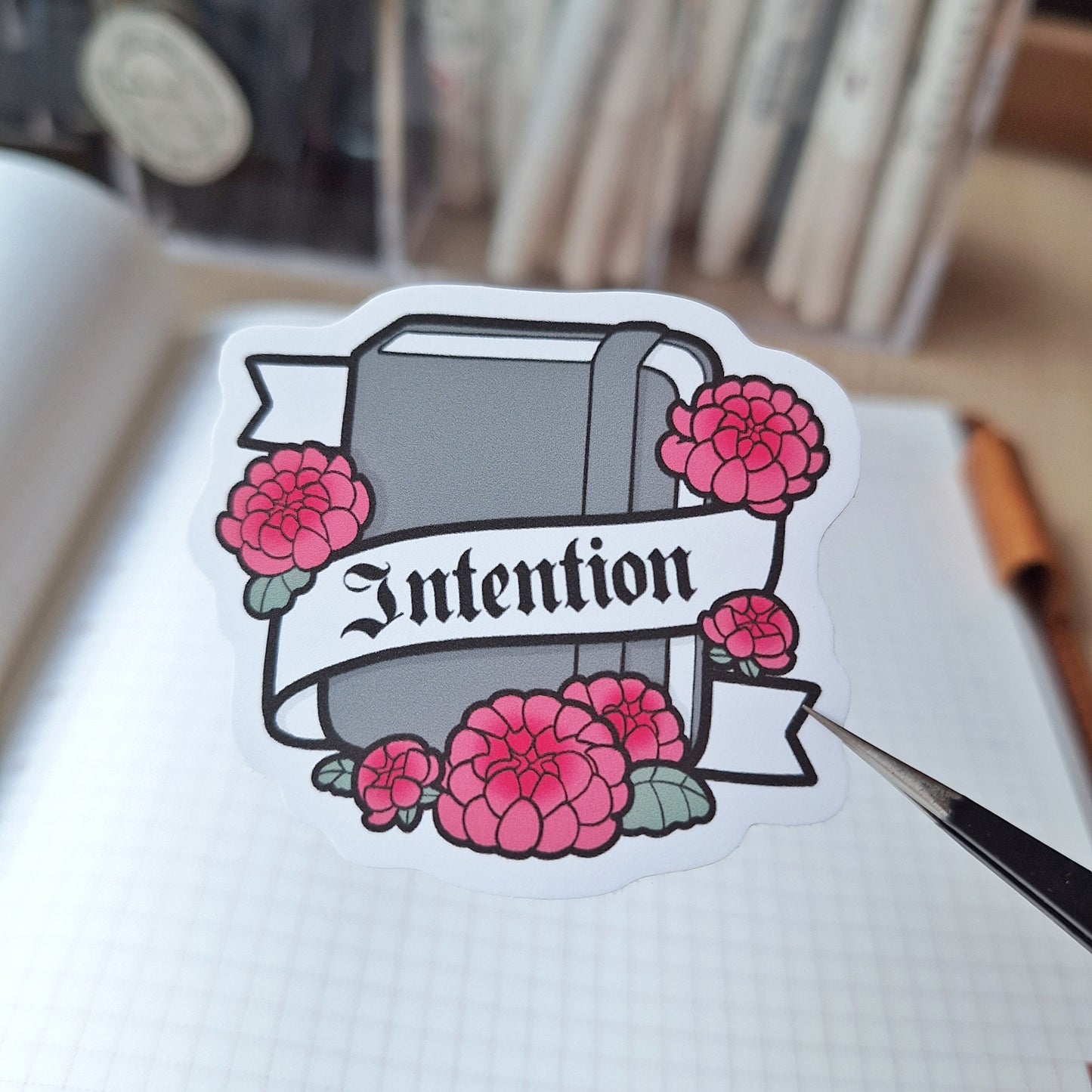 Intention DIE CUT stickers