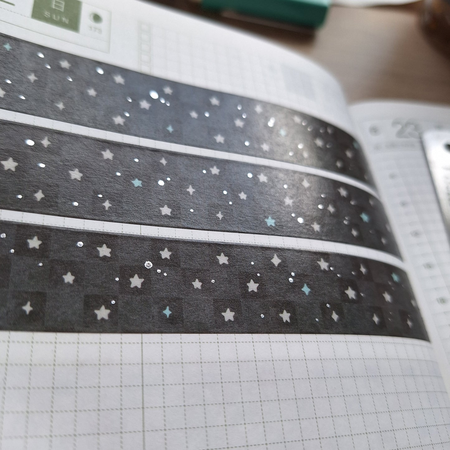 DOODLE GINGHAM washi tapes