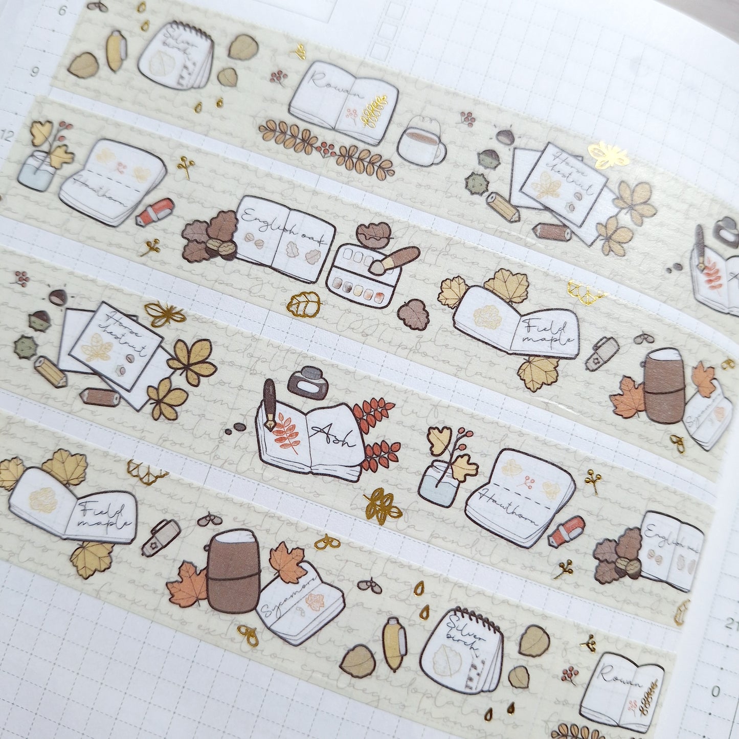 NATURE JOURNAL washi tape