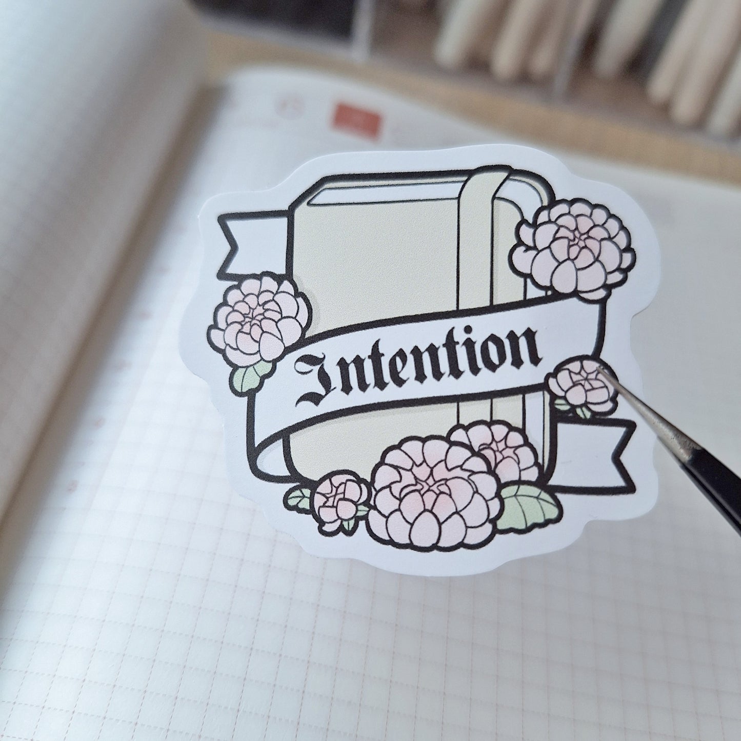 Intention DIE CUT stickers