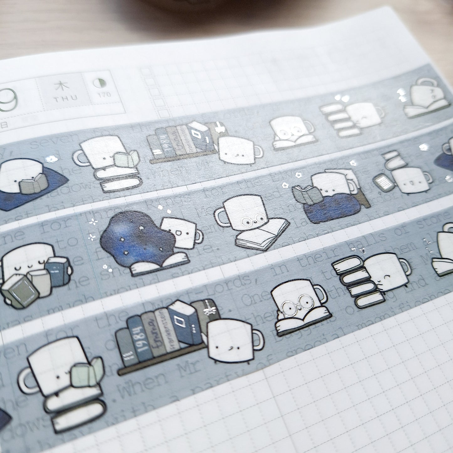 ONE MORE CHAPTER washi tapes