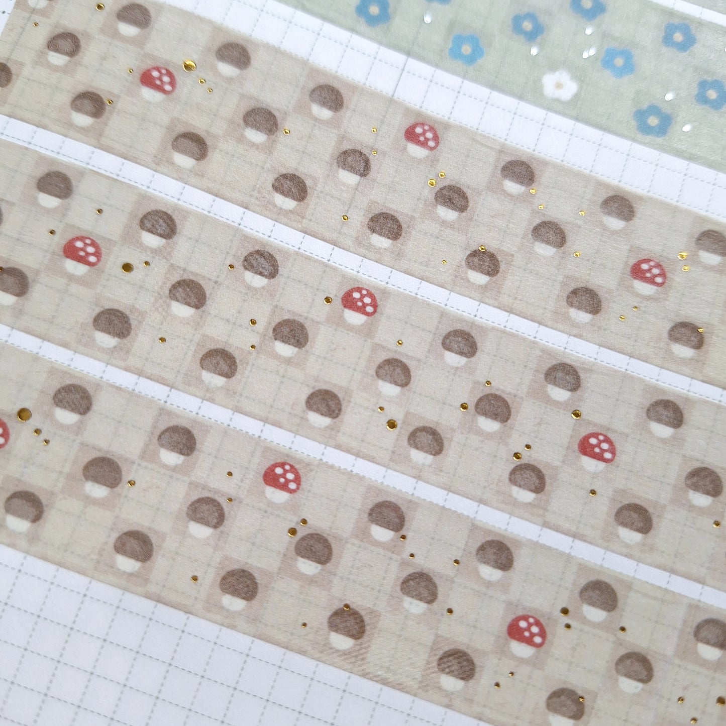 DOODLE GINGHAM washi tapes