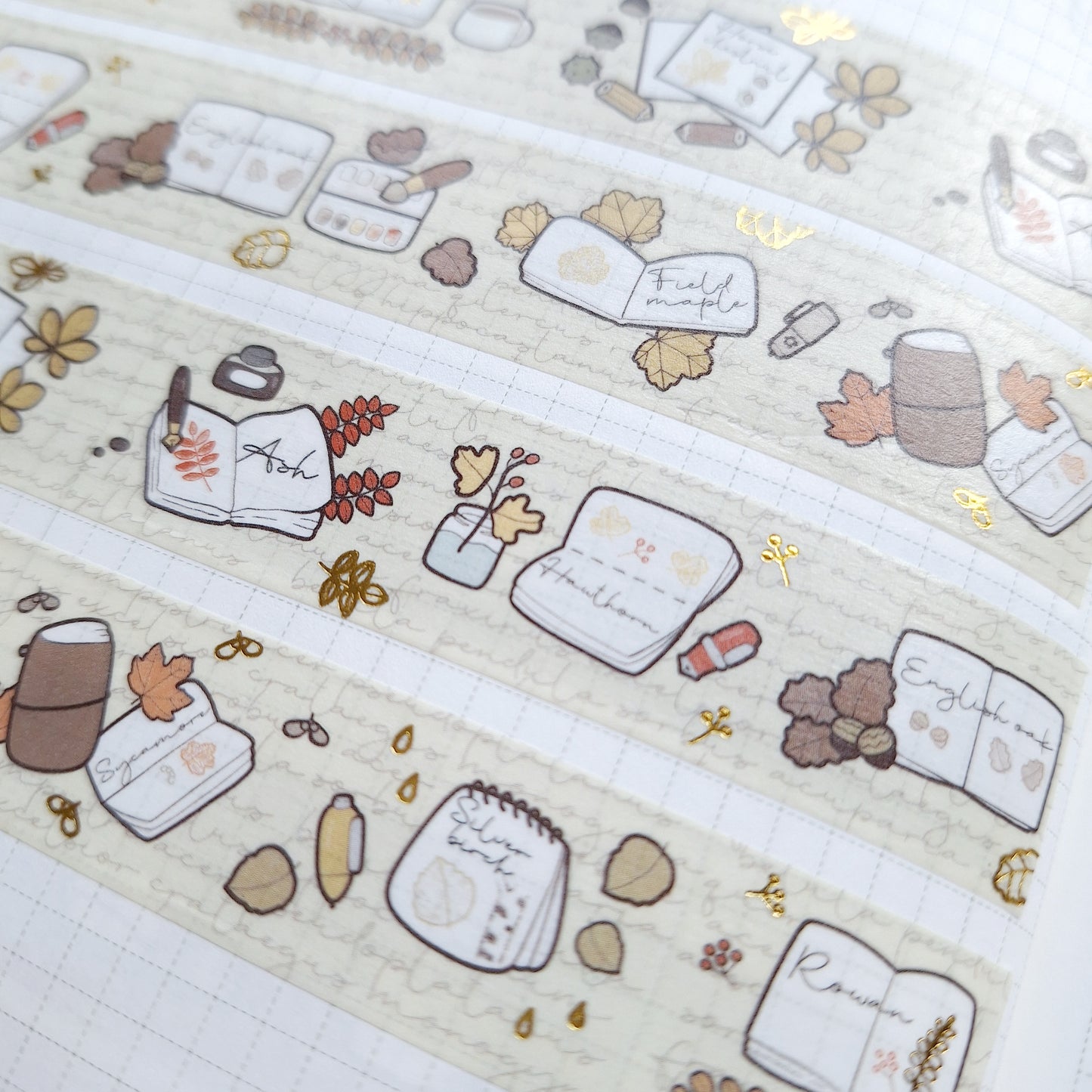 NATURE JOURNAL washi tape