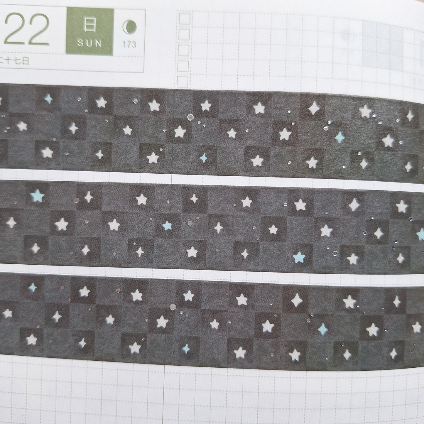 DOODLE GINGHAM washi tapes