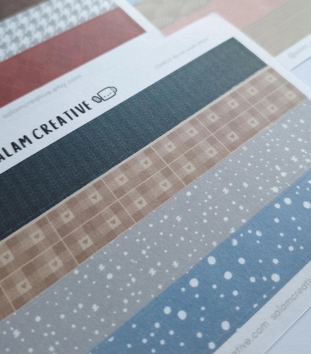 Seasons washi strips