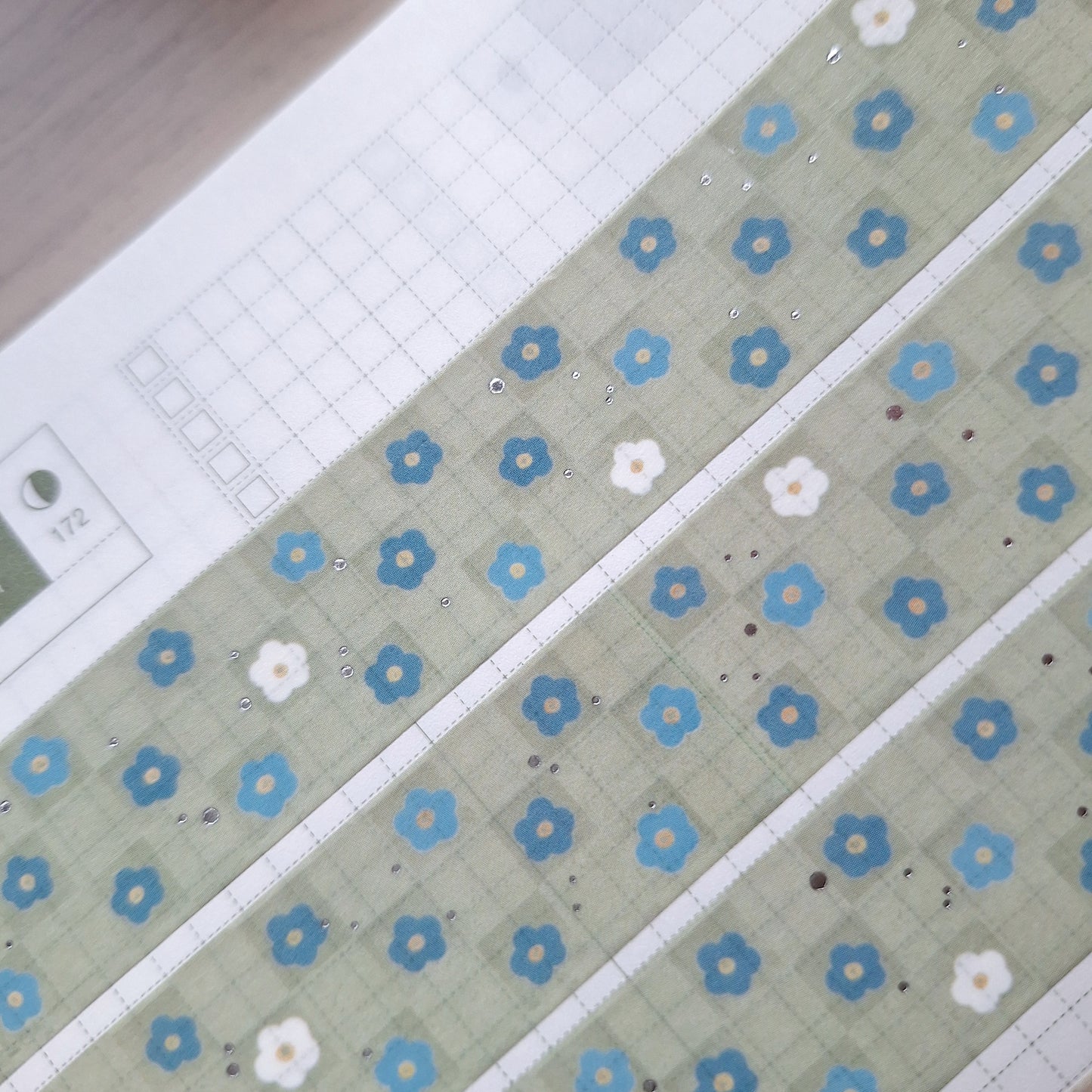 DOODLE GINGHAM washi tapes