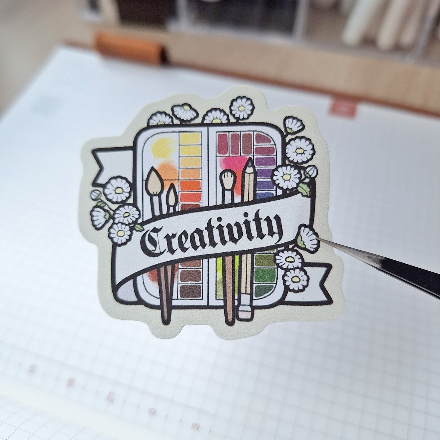 Creativity DIE CUT sticker