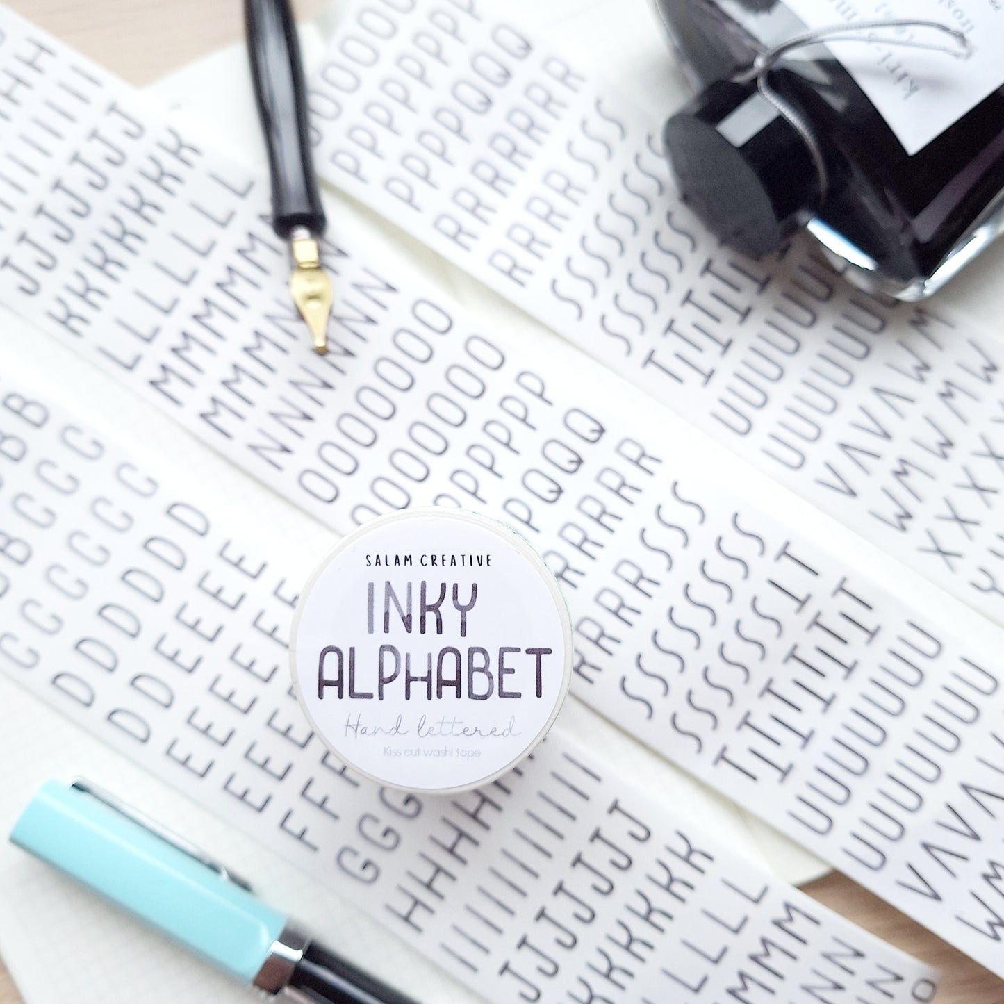 Alphabet washi tapes