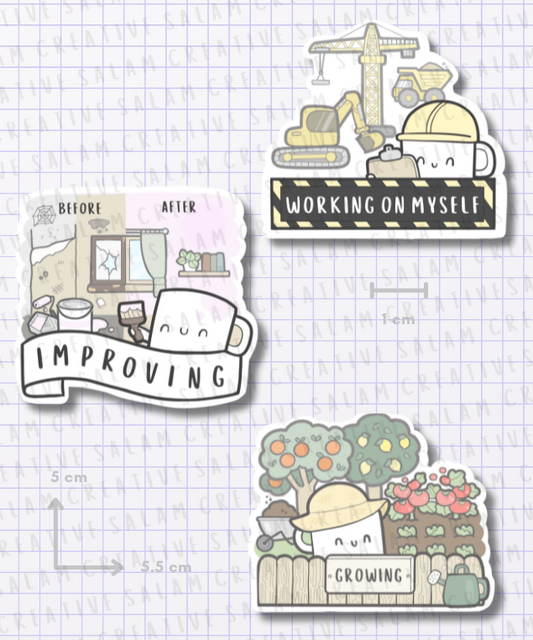 Working on myself DIE CUTS