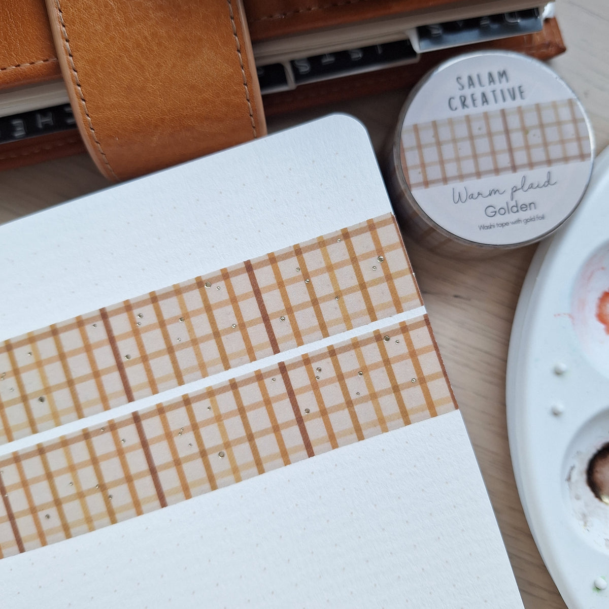 WARM PLAID washi tapes