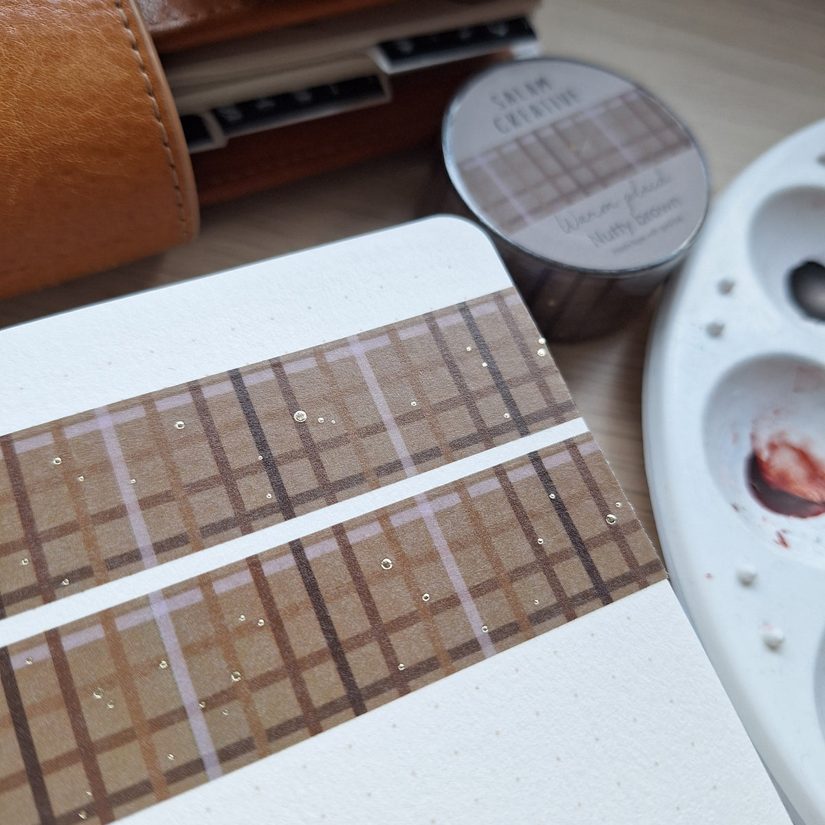 WARM PLAID washi tapes
