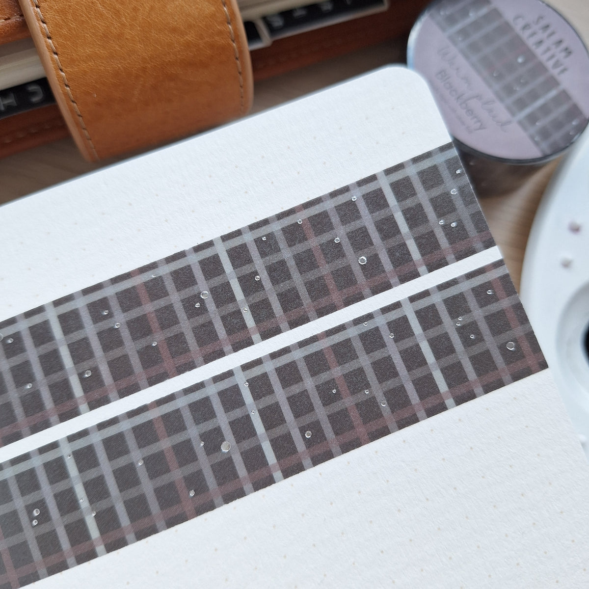 WARM PLAID washi tapes