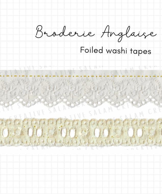 BRODERIE ANGLAISE washi tapes