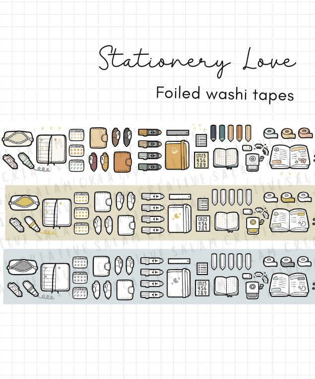 STATIONERY LOVE washi tapes