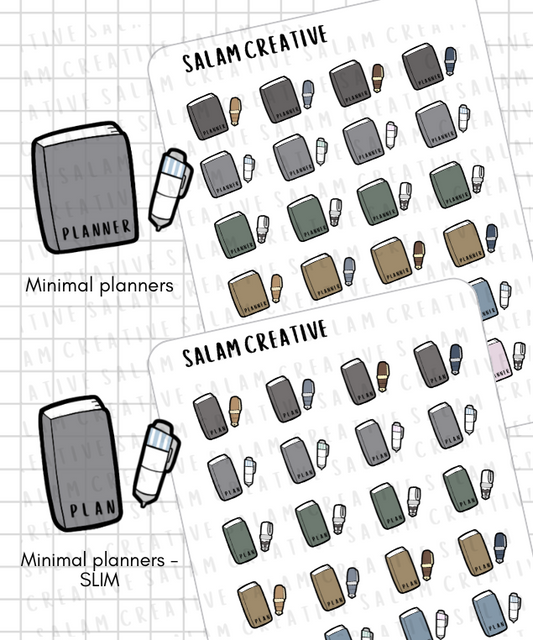 MINIMAL PLANNERS