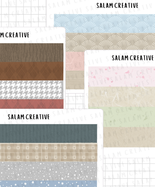 Seasons washi strips