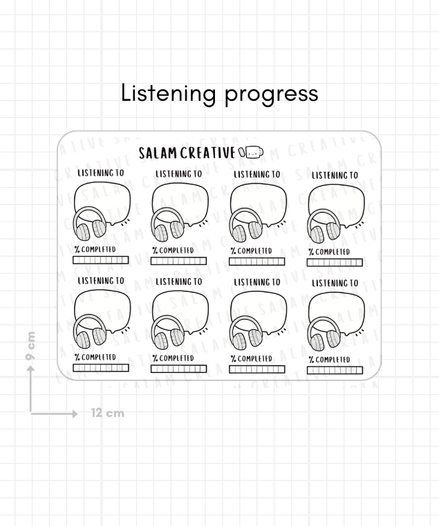 Listening progress