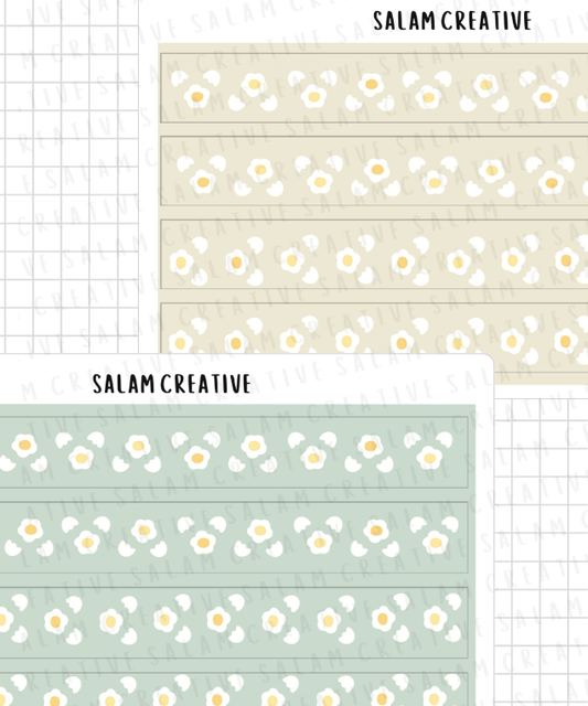 Eggs washi strips