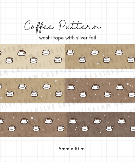 COFFEE PATTERN washi tape