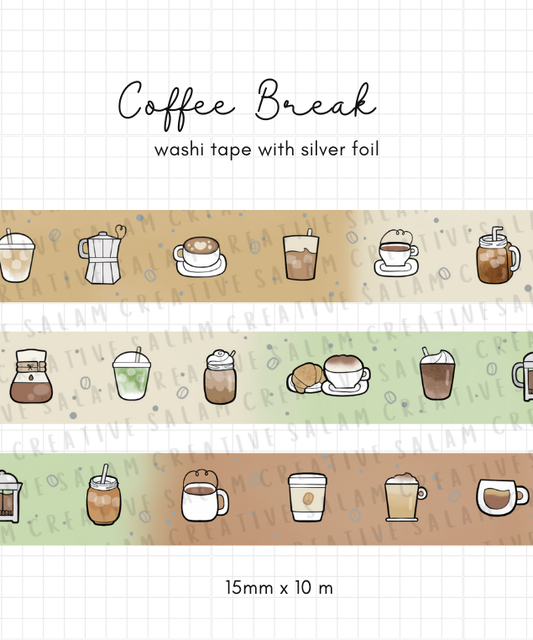COFFEE BREAK washi tape