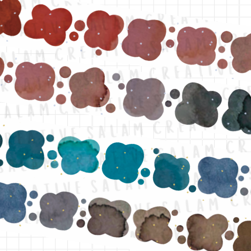 INK SWATCHES washi tapes